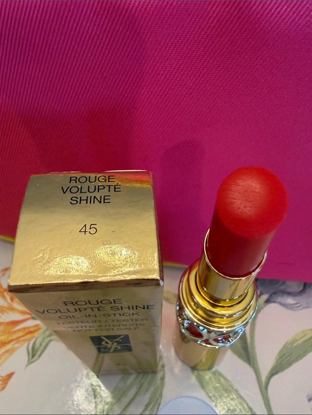 Yves Saint Laurent Rouge Volupté Shine Lipstick - Vibrant Red